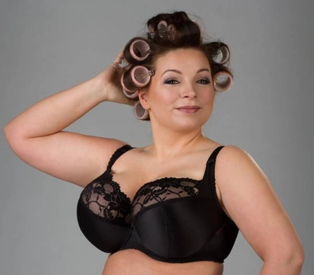 Soft bra black BM Bibi czarny Tulipan