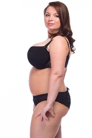 Biustonosz piankowy czarny S Szykuś