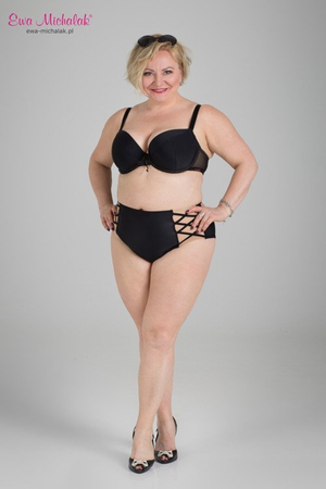 High Bikini Briefs Czarna Mamba  