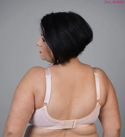 Biustonosz półmiękki brzoskwiniowy róż FB-PL Arabeska