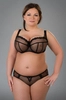 Bra soft black SM Czarna Mgiełka