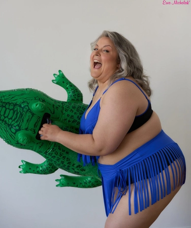 Bra soft blue with black PLM Bra for Swimsuit Charleston