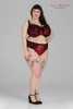 Bra semi-soft black with red FB Flamenco