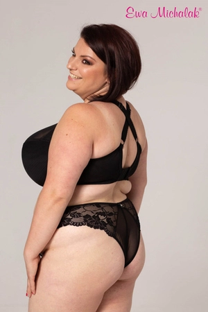 Biustonosz półmiękki czarny FB-PL Graal