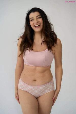 Top without underwires powder pink Top Puderek