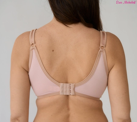 Top without underwires beige Cotton Sleeping Top Ciacho