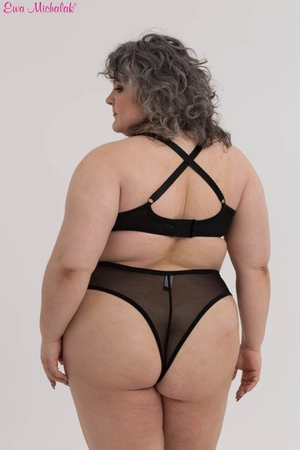 Biustonosz miękki czarny PLM Le Noir