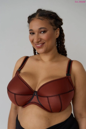 Bra semi-soft brown FB-PL Brown Light