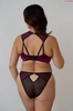 Bra soft plum BM Kołnierzyk