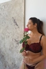 Bra soft black and red BM Miej dzień