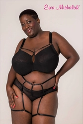 Biustonosz półmiękki czarny FB-PL Blackjack