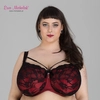 Bra semi-soft black with red FB Flamenco