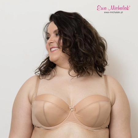 Bra padded nutty S Pralinowy