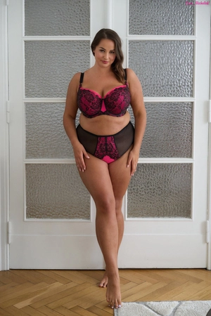 Bra soft black and magenta BM Rose Gold