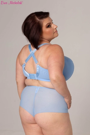 Biustonosz półmiękki niebieski FB Błękitek