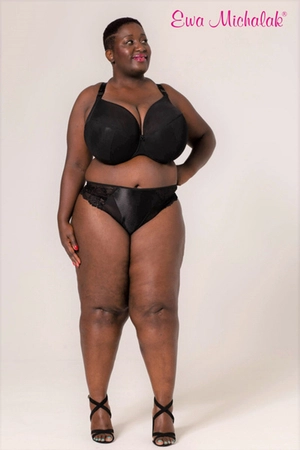 Biustonosz półmiękki czarny FB-PL Graal