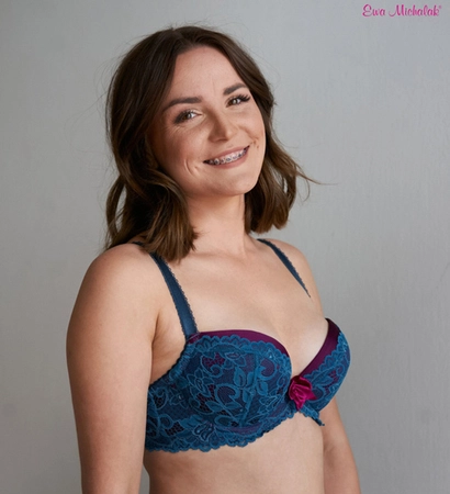 Bra padded petrol PL Firletka