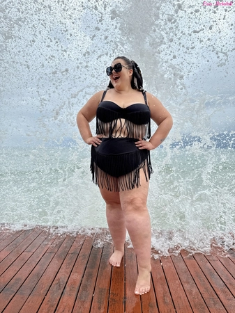 Biustonosz Piankowy czarny PL Biustonosz do kostiumu Samba