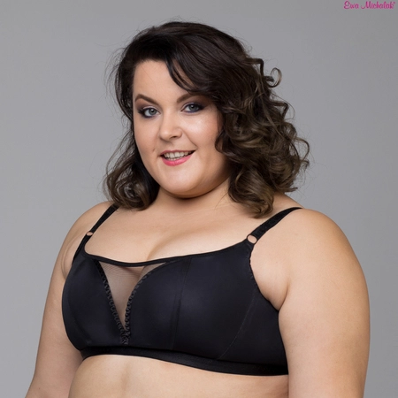 Top bez fiszbin czarny Top Sekretny