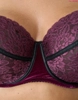 Bra soft plum BM Kołnierzyk