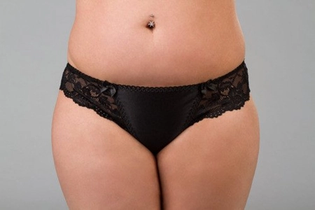 Stringi Bibi czarny Tulipan