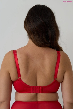 Biustonosz miękki czerwony PLM New Nude