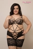 Bra soft black with cappuccino SMN W Sieci