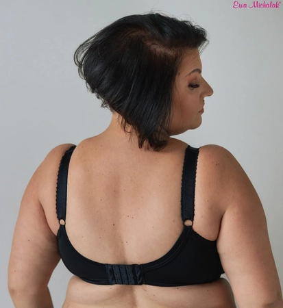 Bra semi-soft black with blue FB-PL Blue Bella