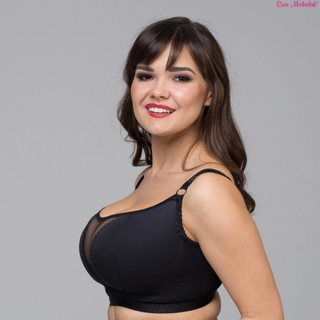 Top without underwires black Top Secret