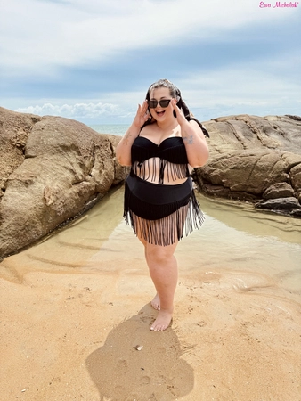 Black high waist briefs Samba