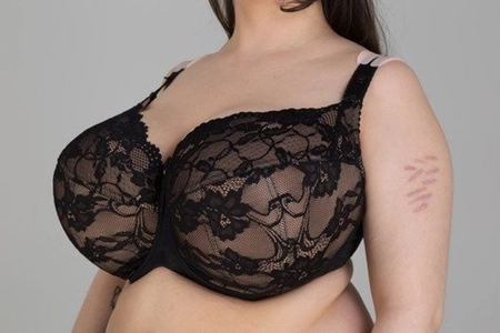 Biustonosz półmiękkiczarny FB Black