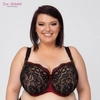 Bra semi-soft black with red FB Czardasz