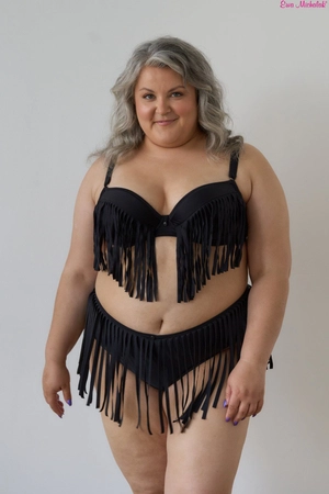 Biustonosz Piankowy czarny PL Biustonosz do kostiumu Samba