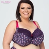 Bra semi-soft purple multicolor FB Marilyn M.