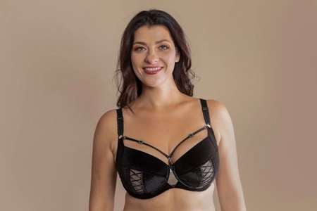 Biustonosz połusztywniany czarny SF ParisParis