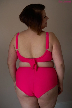 Biustonosz półmiękki neonowy róż FB-PL Kostium Holidays