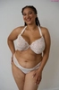 Soft front-fasten ecru bra FB-ZP Antonina
