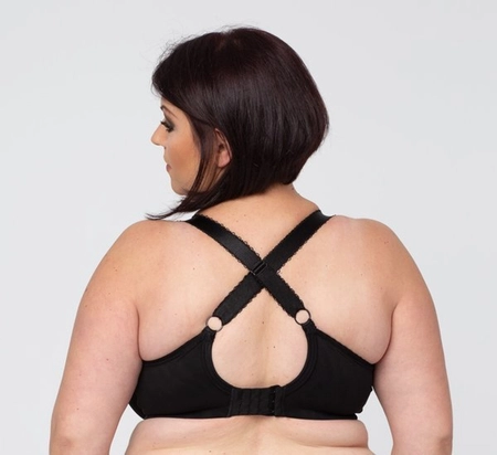 Biustonosz półmiękki czarny FB Czarny Mat