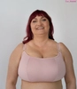 Top without underwires powder pink Top FB Puderek