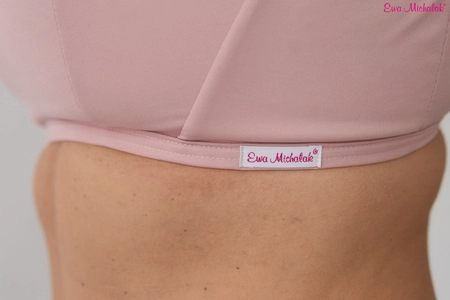 Top without underwires powder pink Top Puderek