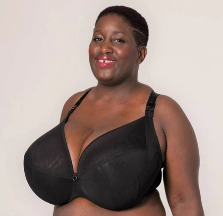 Biustonosz półmiękki czarny FB-PL Graal