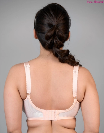 Biustonosz miękki brzoskwiniowy róż PLM Arabeska