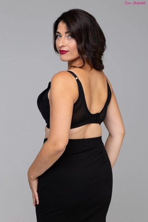 Top without underwires black Top Secret