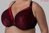 Bra semi-soft black with red FB-PL Red Bella