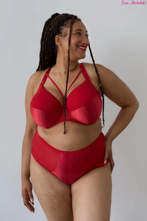 Bra semi-soft red FB-PL New Nude