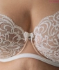Soft bra ecru for correction of asymmetry HBM Antonina