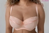 Bra padded peach pink S Wytworny