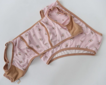 Top without underwire beige Top FB Prototype No. 81