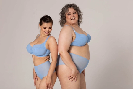 Bra semi-soft blue SF Błękitek