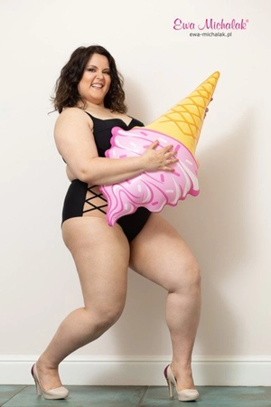 Biustonosz półusztywniany czarny SF Kostium Czarna Mamba